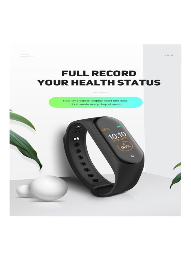 90.0 mAh M4 Pedomete Fitness Tracker Black  - Image 2