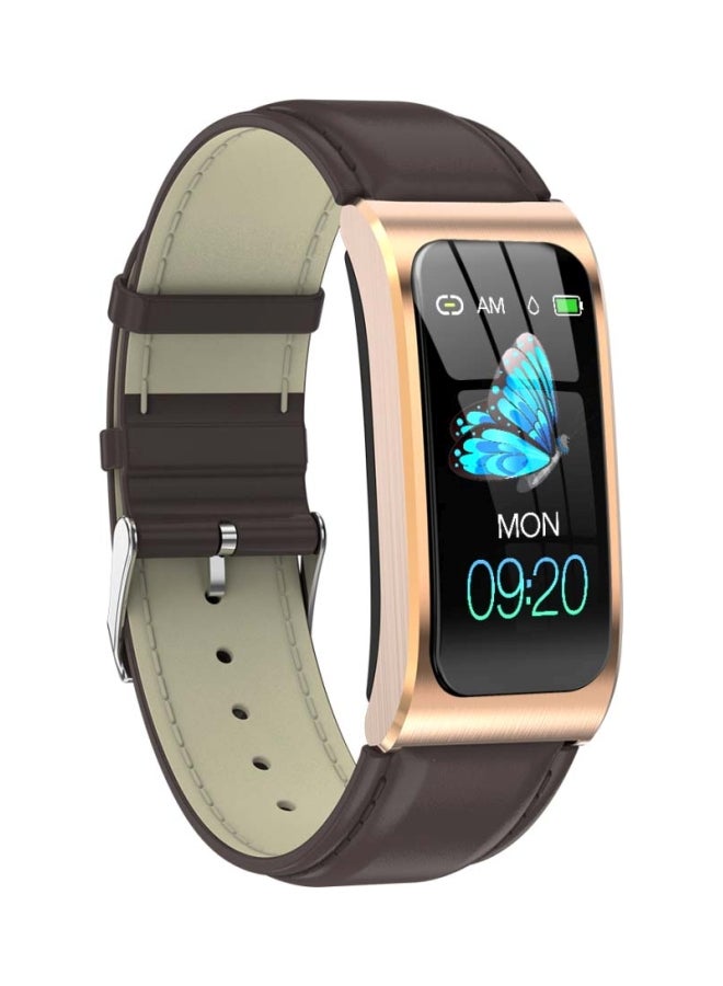 140.0 mAh AK12 Fitness Tracker Gold/Brown