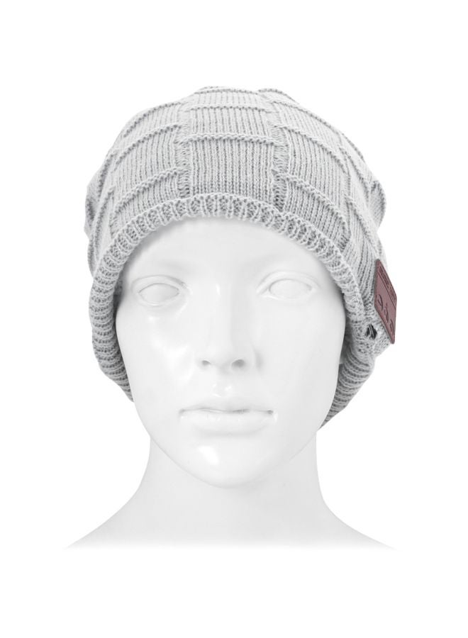 Bluetooth Beanie With Mic Grey  - Image 3