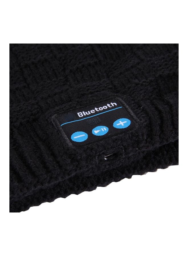 Bluetooth Beanie With Mic Black  - Image 5