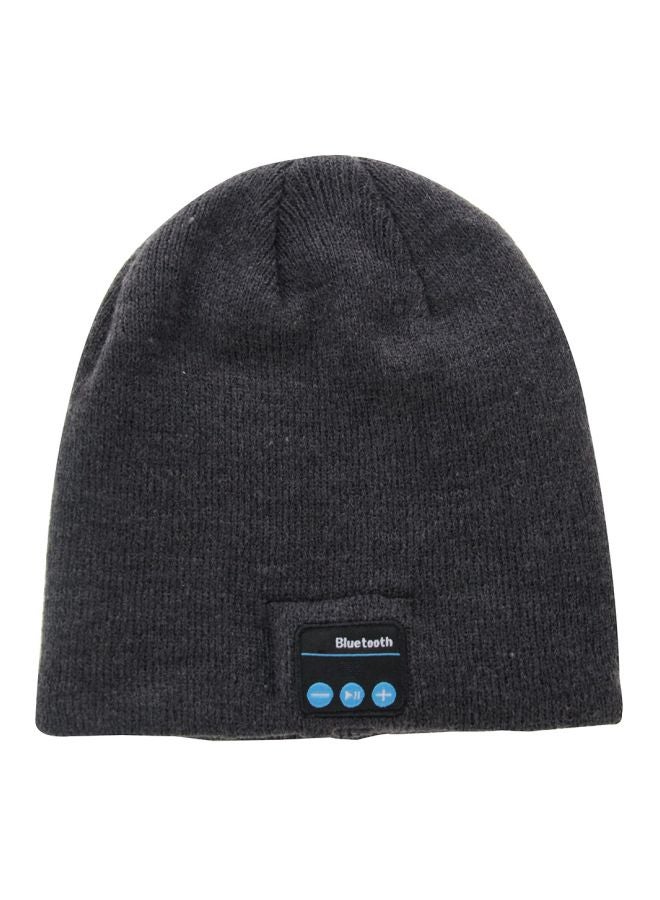 Bluetooth Beanie With Mic Grey  - Image 1