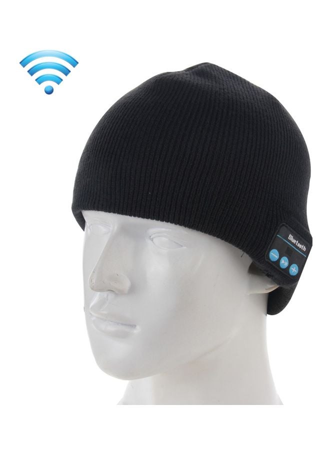 Bluetooth Beanie With Mic Black
