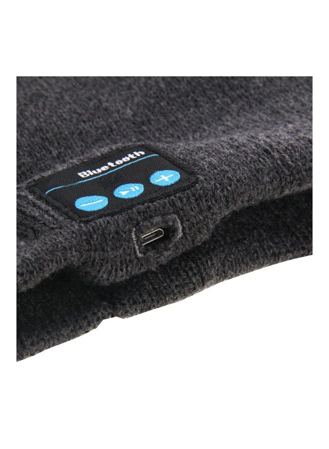 Bluetooth Beanie With Mic Grey  - Image 5