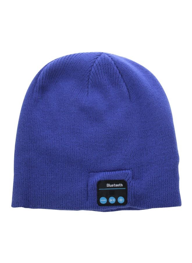 Bluetooth Beanie With Mic Blue  - Image 1