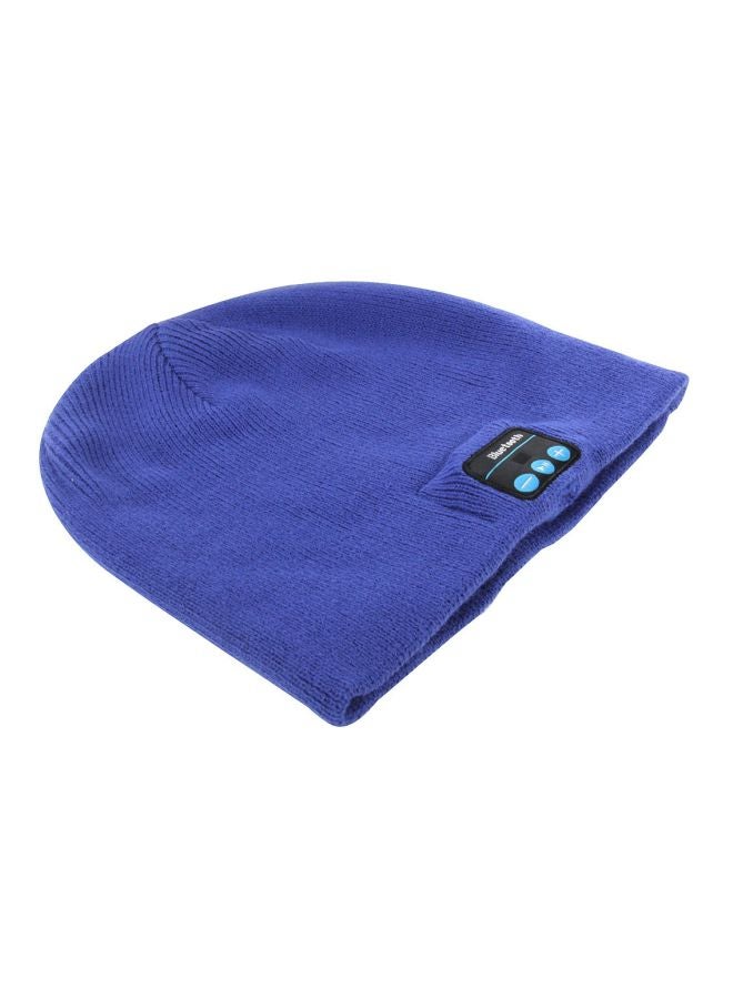 Bluetooth Beanie With Mic Blue  - Image 2