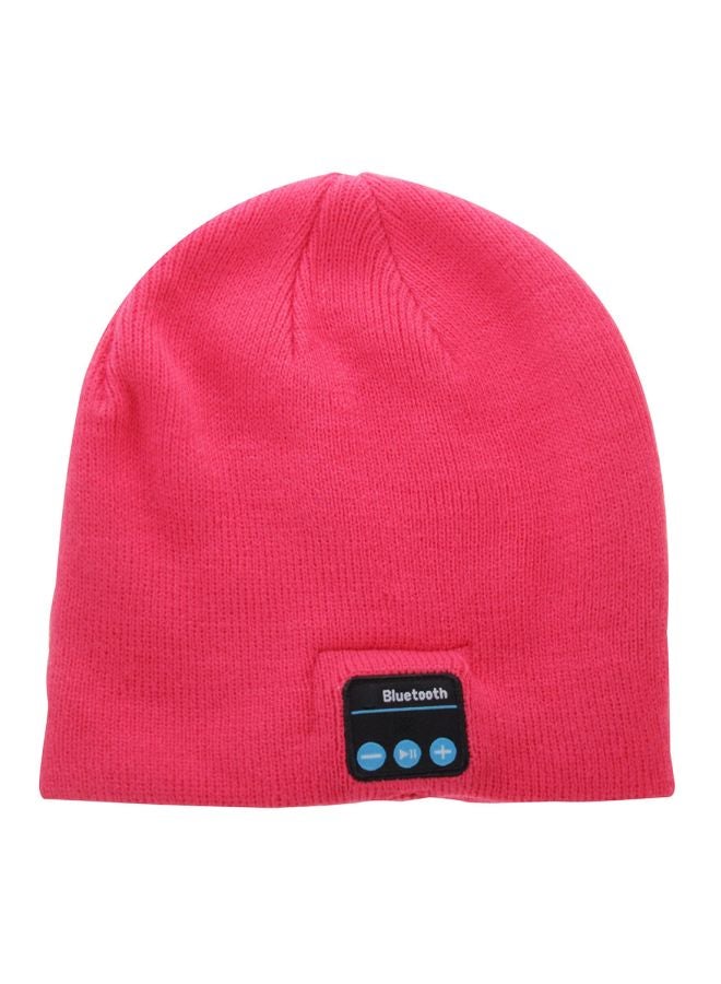 Bluetooth Beanie With Mic Magenta  - Image 1