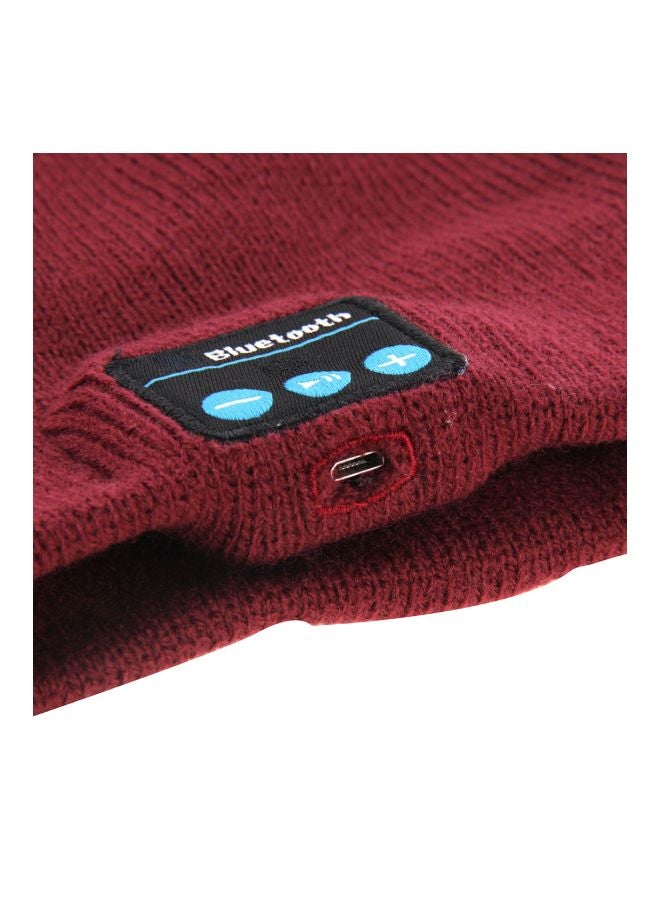Bluetooth Beanie With Mic Brown  - Image 5