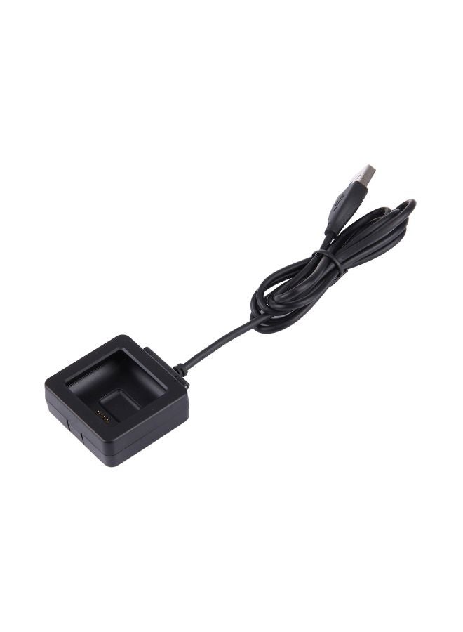 USB Charging Cable For Fitbit Blaze Smartwatch Black - Image 3