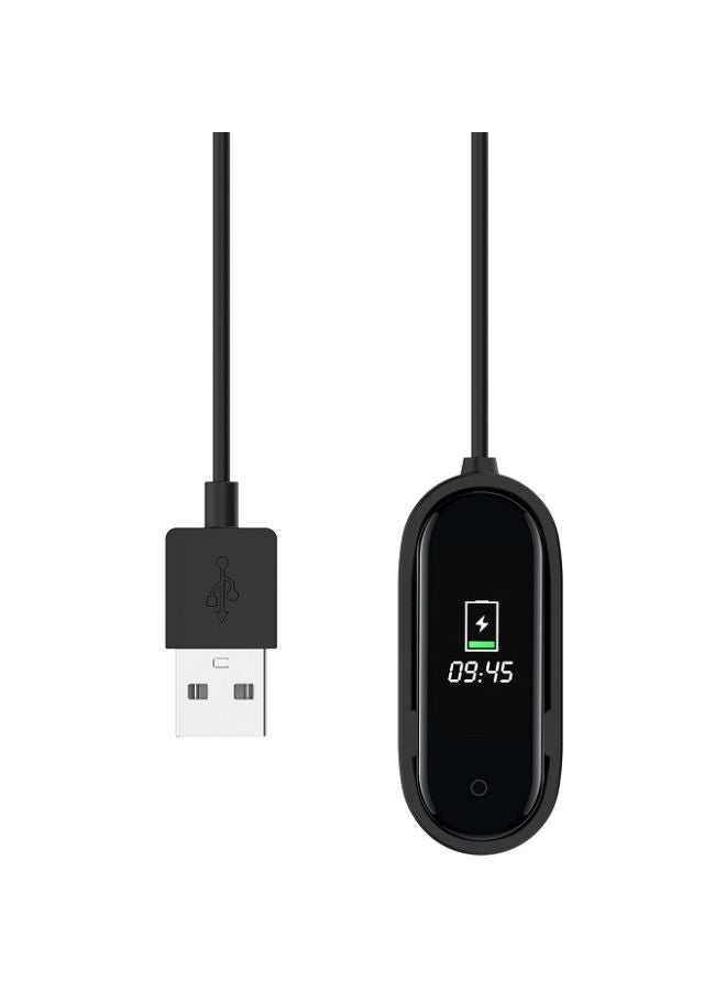 USB Charging Cable For Xiaomi Mi Band 4 Black  - Image 2