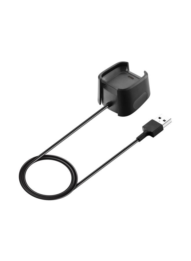 USB Charging Dock For Fitbit Versa Black - Image 3