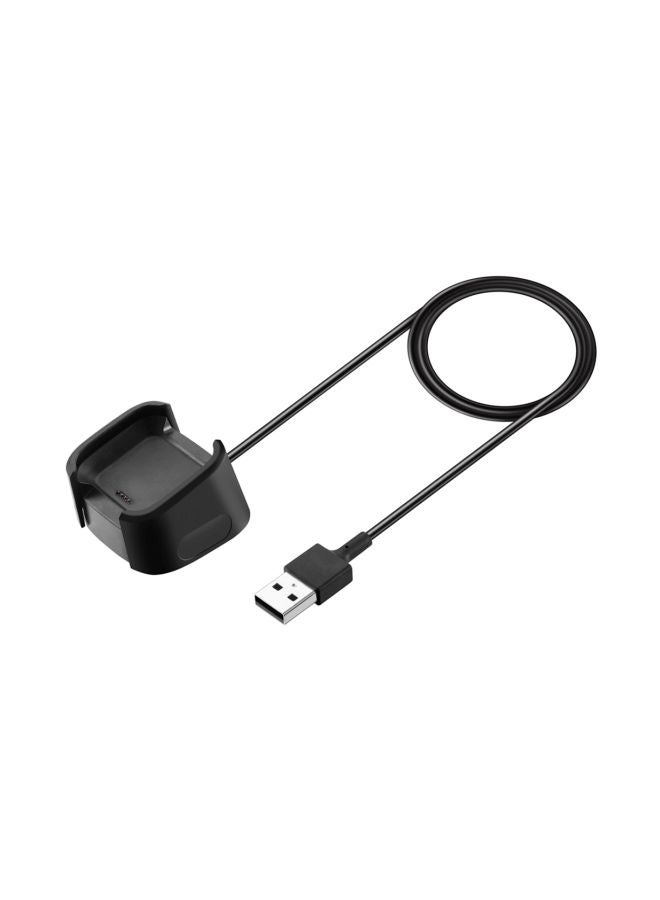 USB Charging Dock For Fitbit Versa Black - Image 4