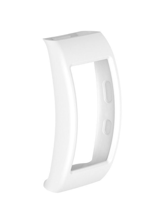 Protective Silicone Case For Galaxy Gear Fit 2/ Fit 2 Pro R360 White  - Image 1