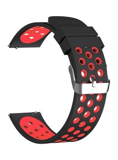 Replacement Band For Fitbit Versa Red/Black