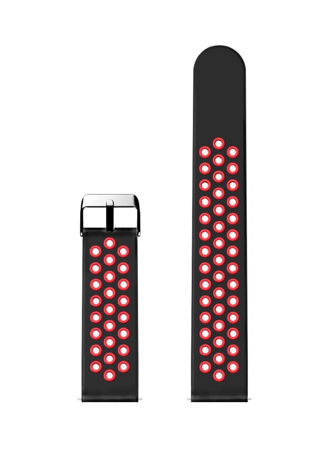 Generic - Replacement Band For Fitbit Versa Red/Black - Image 1