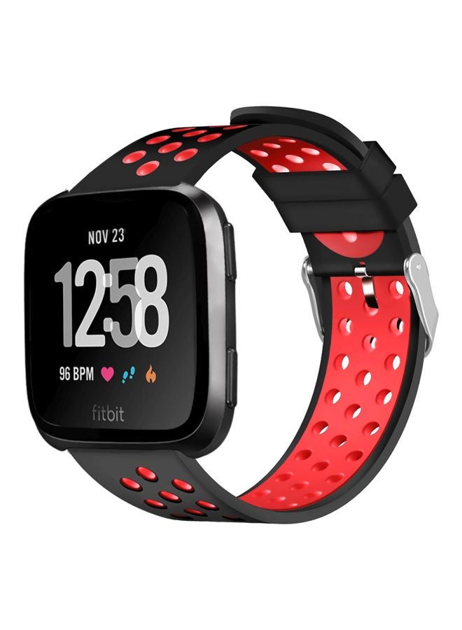 Generic - Replacement Band For Fitbit Versa Red/Black - Image 1