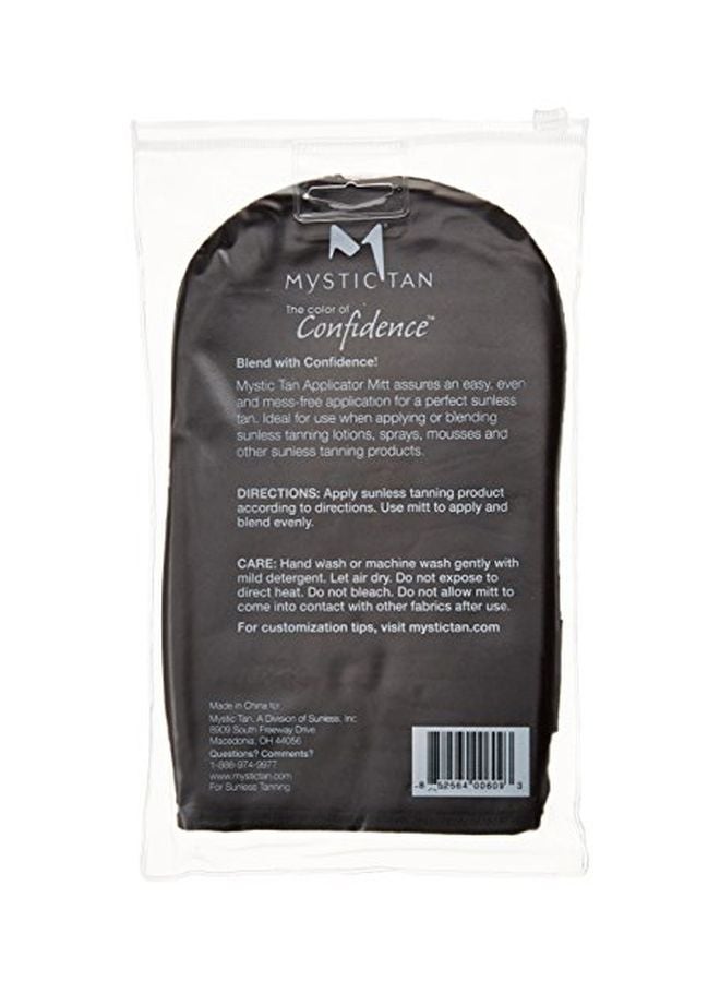 Mystic Tan Self-Tanning Washable Applicator Blending Mitt Black  - Image 2