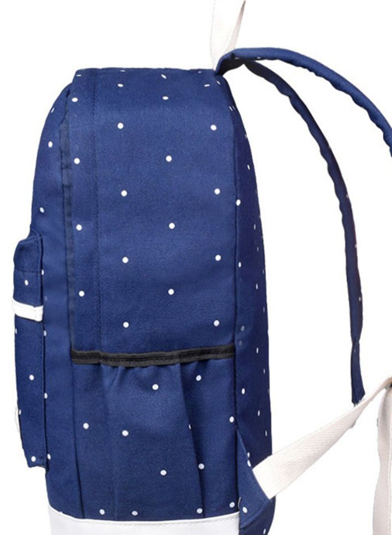 3-Piece Fortnite Print Shoulder Backpack Set Blue/White - Image 3