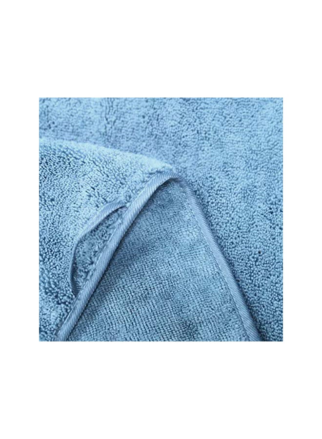Polyte 6-Piece Microfiber Face Towel Blue 13x13inch  - Image 2