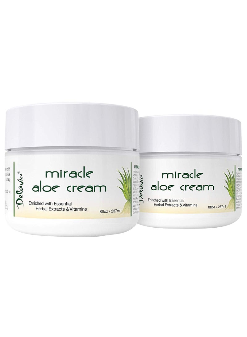 Miracle Aloe Vera Face Cream With Body Lotion 237ml