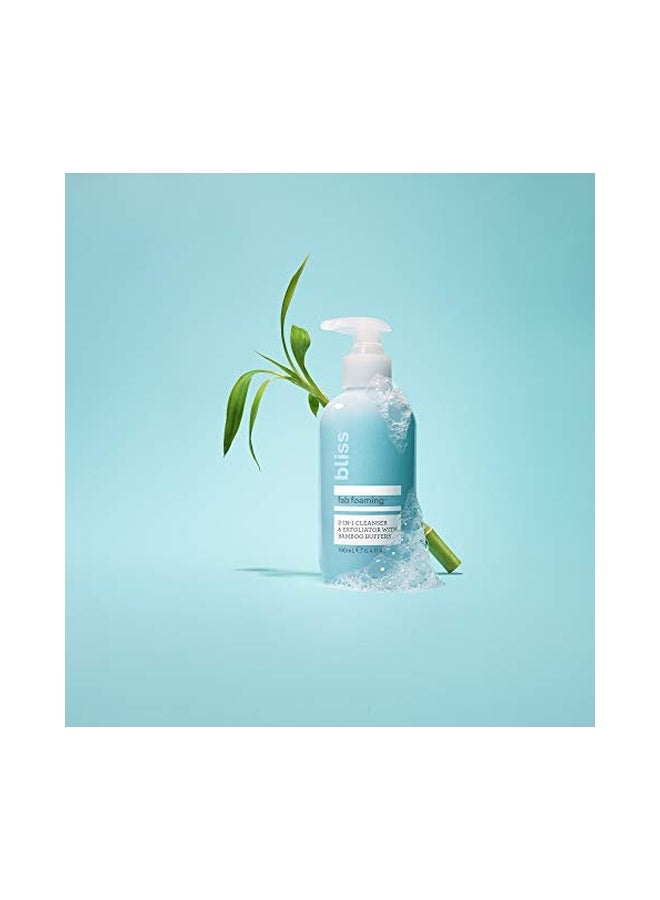 BLISS - Fab Foaming 2-In-1 Cleanser And Exfoliator With Bamboo Buffers - Image 1