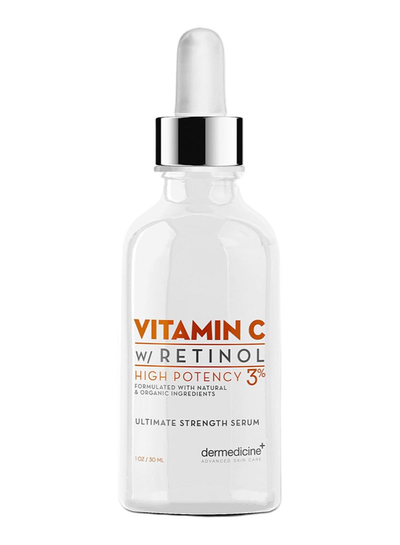 Dermedicine Vitamin C High Potency Retinal Oil Serum 30ml 