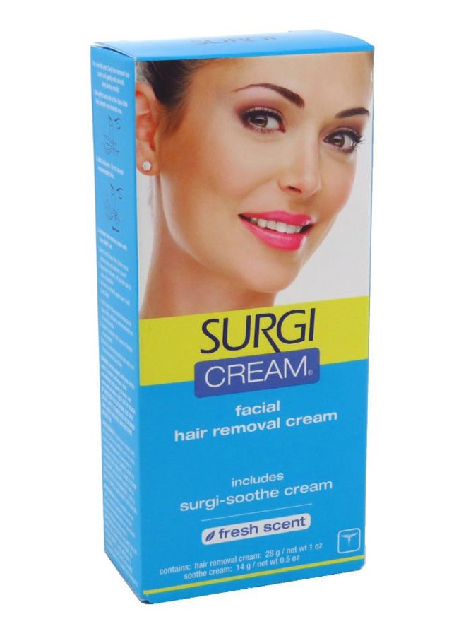 Surgiwax Face Hair Remover Cream Multicolour