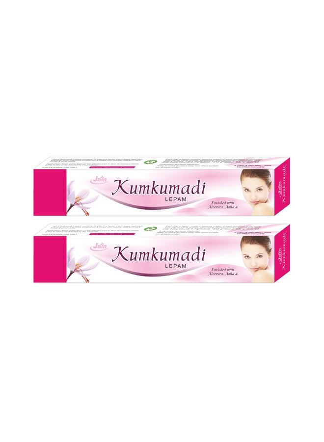 JAIN Pack Of 2 Kumkumadi Lepam 30grams - Image 1