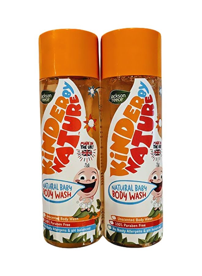 2-Piece Natural Baby Body Wash Set