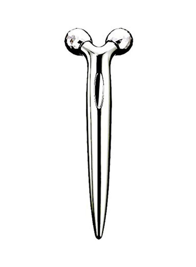 Leoie 3D Metal Face-Lift Massager Tool Silver  - Image 1