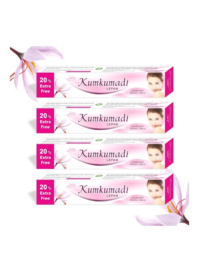 JAIN Pack Of 4 Kumkumadi Lepam Fairness Cream 30grams - Image 4