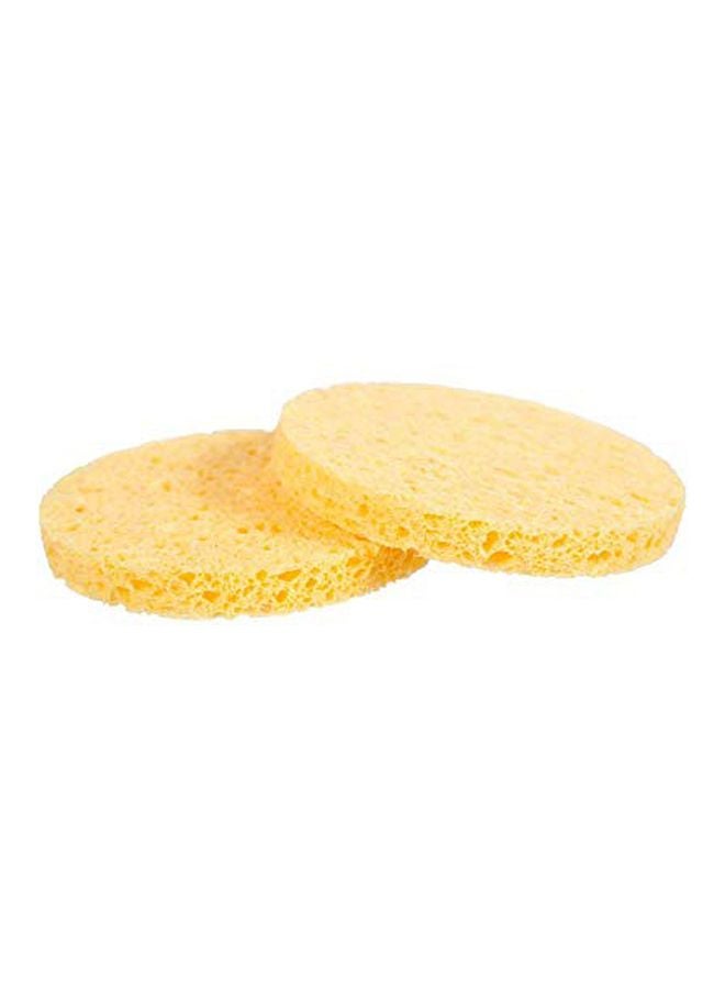rosena 50-Piece Compressed Facial Sponges Yellow - Image 1