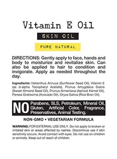 Horbaach 2-Piece Vitamin E Oil 118ml  - Image 3