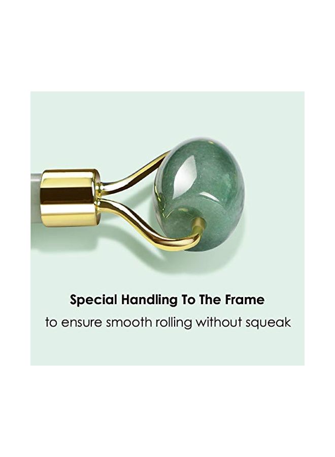 NSOSAUE - Jade Roller For Face And Gua Sha Tools Green - Image 1