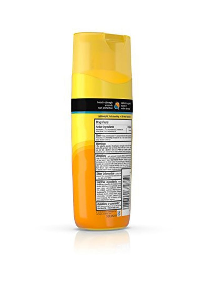Neutrogena Beach Defense Water Plus Sun Sunscreen Lotion  SPF 30 Yellow 6.7Fluid Ounce  - Image 4