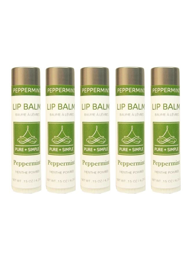 5-Piece Pure And Simple Lip Balm - v1567270457/N29330996A_1