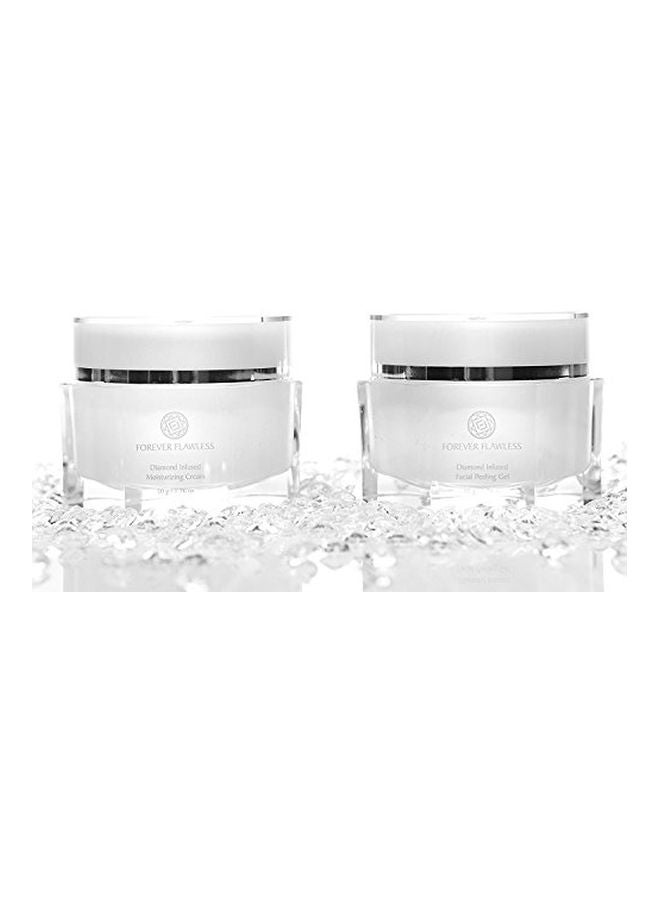Forever Flawless Diamond Infused Moisturizer Cream With Facial Peeling Gel 50grams - Image 1