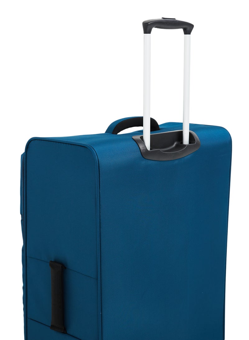 Regency Softside 3 Piece Luggage Trolley Set Turquoise - Image 3