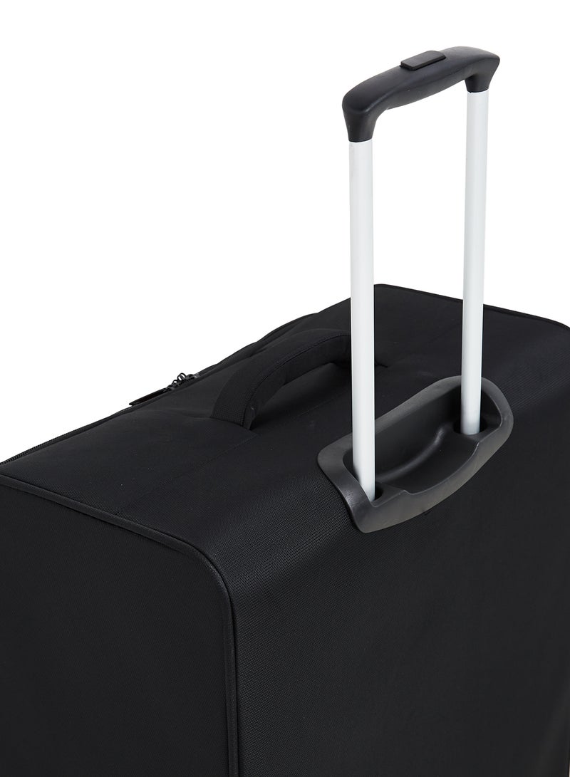 Regency Softside 3 Piece Luggage Trolley Set Black - Image 3
