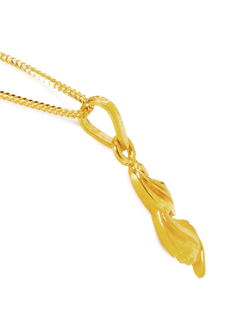 22K Yellow Gold Pendant Necklace