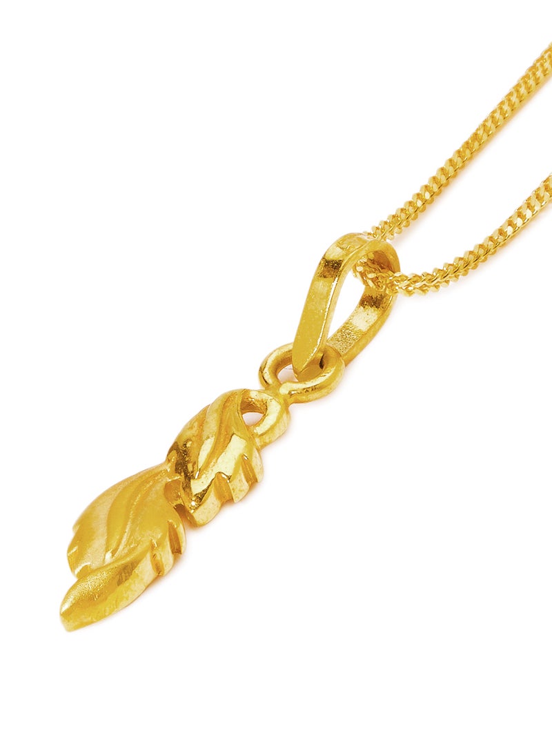 22K Yellow Gold Pendant Necklace