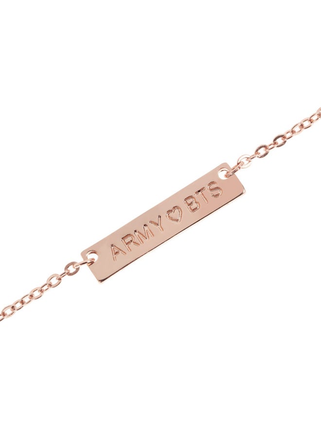 Stainless Steel BTS Designed Pendant Necklace - Image 3