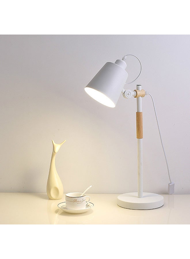 Reading Desk Lamp White 20x20x46cm