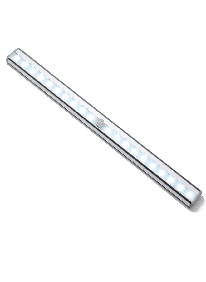 مصباح بإضاءة LED مزود بجهاز استشعار حركة الأشخاص شفاف 38x4x2سم - Image 1