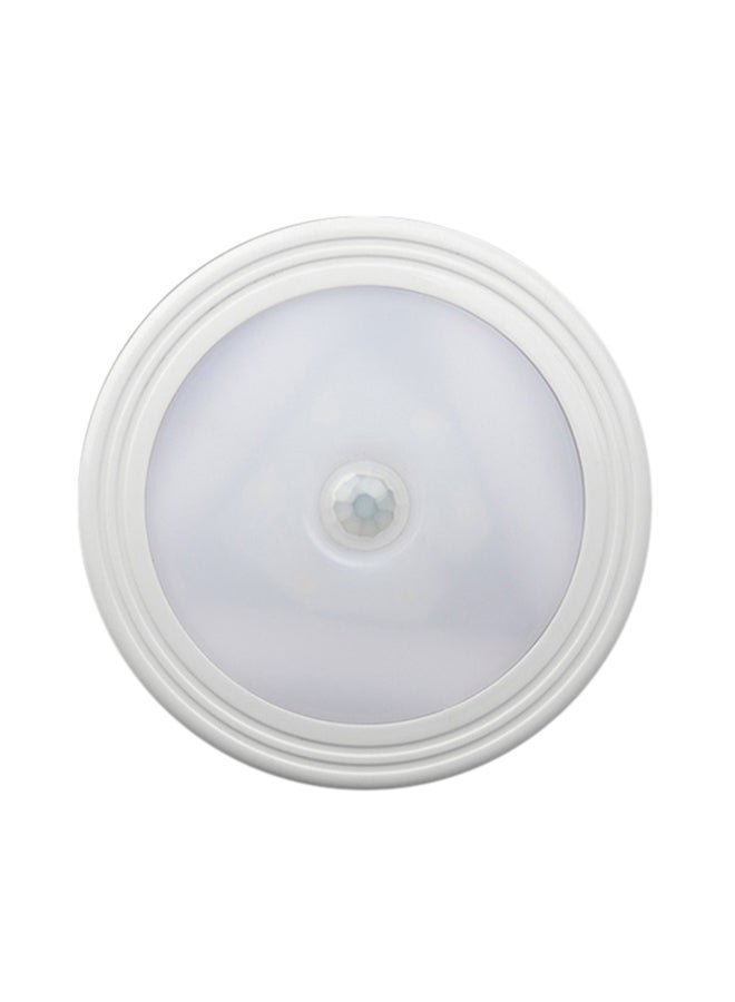 مصباح LED مستدير بجهاز استشعار الأشعة تحت الحمراء السلبي أبيض 9x9x3Ø³Ù†ØªÙŠÙ…ØªØ±  - Image 1