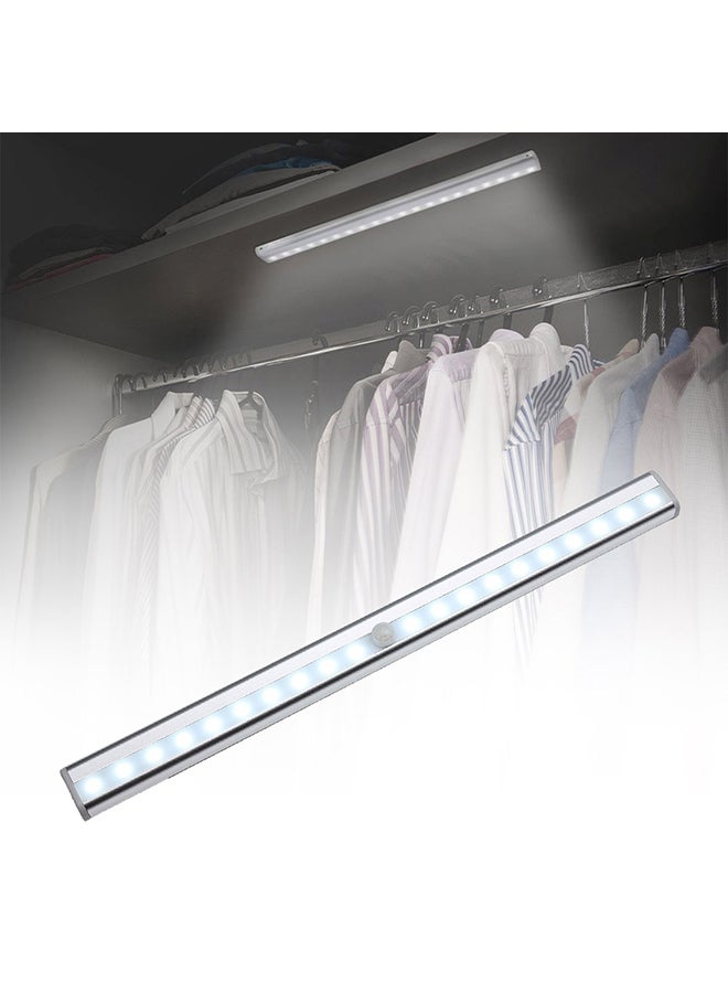 مصباح بإضاءة LED مزود بجهاز استشعار حركة الأشخاص شفاف 38x4x2سم - Image 2