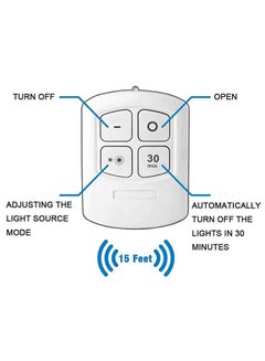Generic LED Wall Lamp With Remote Control White  - Image 2