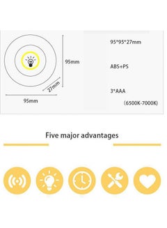 Generic LED Wall Lamp With Remote Control White  - Image 4