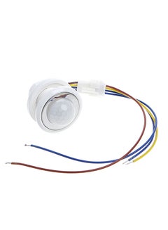 LED PIR Detector Infrared Motion Sensor Switch White 20x20x15centimeter