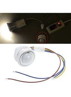 Generic LED PIR Detector Infrared Motion Sensor Switch White 20x20x15centimeter  - Image 2