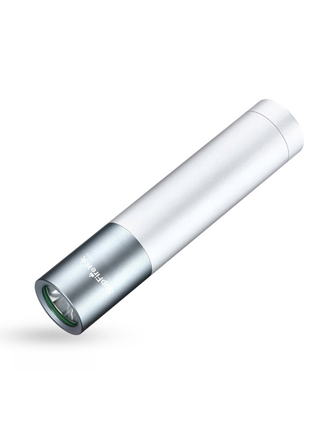 سوبفاير مصباح يدوي LED بمفتاح خلفي مقاوم للماء بقوة 9 وات S11 SST-40‏ (N4) فضي 14x6x4Ø³Ù†ØªÙŠÙ…ØªØ±  - Image 1